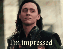 I Am Impressed Impressed GIF - I Am Impressed Impressed Loki GIFs
