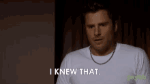 Shawn Spencer James Roday GIF - Shawn Spencer James Roday I Knew That GIFs