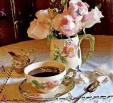 Teatime Flowers GIF - Teatime Flowers Butterfly GIFs