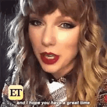 taylor swift have a great time message