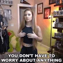 You Dont Have To Worry About Anything Shelby Dueitt GIF - You Dont Have To Worry About Anything Shelby Dueitt Theres Nothing To Worry About GIFs