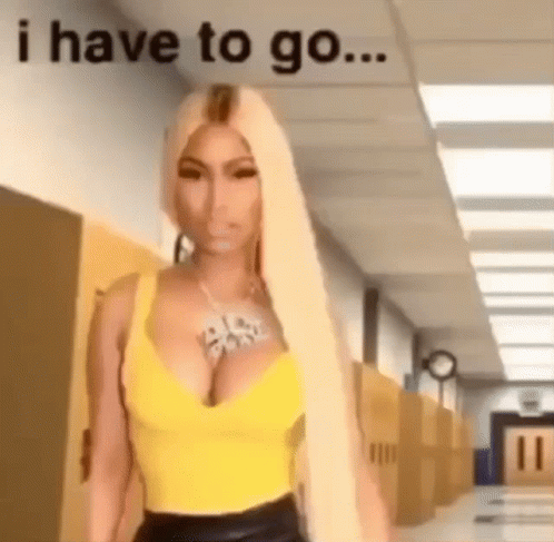 Nicki Minaj Leaving GIF - Nicki Minaj Leaving Bye - Discover & Share GIFs
