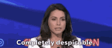 Completely Despicable Tulsi Gabbard GIF - Completely Despicable Tulsi Gabbard Talking GIFs