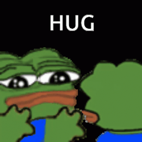 Hug Pepe GIF - Hug Pepe Pepe Hug - Discover & Share GIFs