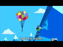 Suuure We Got Your Back...Hehe GIF - Adventure Time I Got His Wallet Finn GIFs