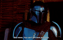 The Mandalorian Bad News GIF - The Mandalorian Bad News You Cant Live Here Anymore GIFs