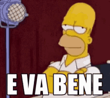 Homer Simpson E Va Bene GIF - Homer Simpson E Va Bene Va Bene Allora GIFs