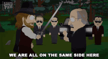 we are all on the same side here thc president miles standish south park s15e13