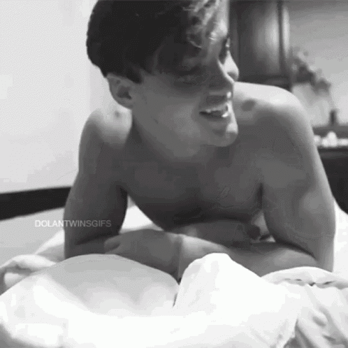 cute black and white gay twink gif