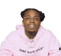 Bite Lips Jacquees Sticker - Bite Lips Jacquees Thinking Stickers