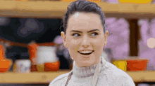 Excited Bake Off GIF - Excited Bake Off Daisy Ridley GIFs