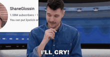 Ill Cry Benedict Townsend GIF - Ill Cry Benedict Townsend Youtuber News GIFs