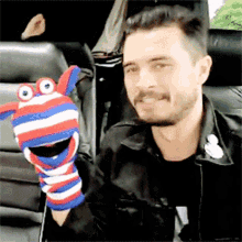 Enzo And A Puppet Enzo St John GIF - Enzo And A Puppet Enzo St John Michael Malarkey GIFs