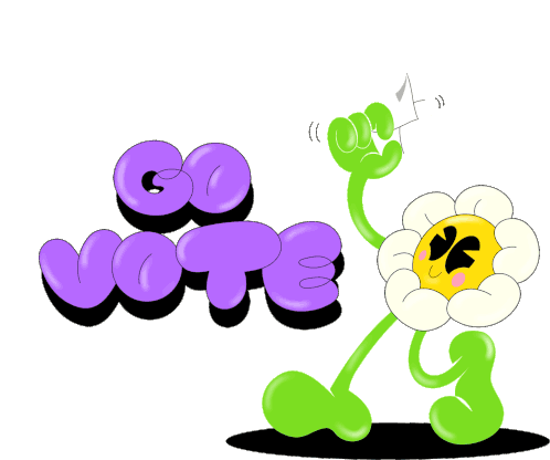 Flower Election Sticker - Flower Election Election2020 Stickers