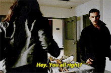 Hey Are You Alright Enzo And Bonnie Bennett GIF - Hey Are You Alright Enzo And Bonnie Bennett Enzo St John GIFs