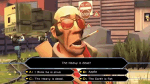 the heavy is dead correct talking smoking question