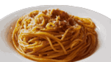 pasta spaghetti cheese sprinkle drizzle