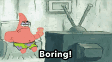 Spongebob Patrick Star GIF - Spongebob Patrick Star Boring GIFs