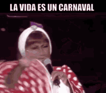 Celia Cruz La Vida Es Un Carnaval GIF - Celia Cruz La Vida Es Un Carnaval Azucar GIFs