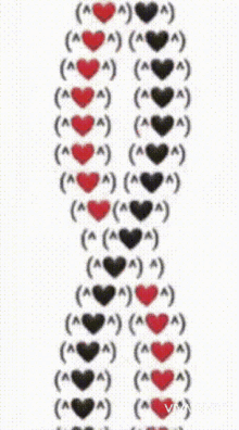 dna hearts move red hearts black hearts