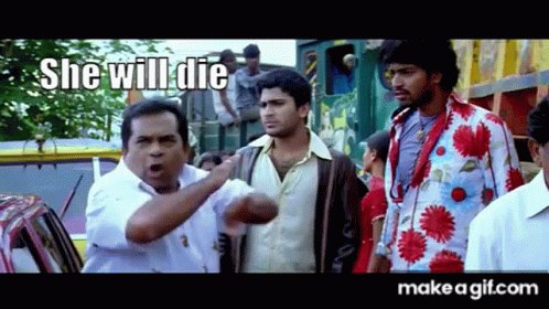 Gamyam Brahmanandam GIF - Gamyam Brahmanandam She Will Die - Discover &  Share GIFs