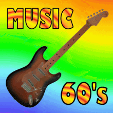 sixties music seventies music eighties music nineties music fender guitar