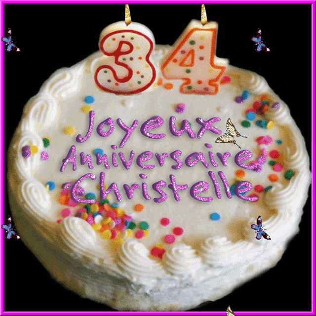 Joyeux Anniversaire Christelle Happy Anniversary Christelle Gif Joyeux Anniversaire Christelle Happy Anniversary Christelle Cake Discover Share Gifs
