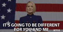 Its Going To Be Different For You And Me Not Same GIF - Its Going To Be Different For You And Me Not Same Us Flag GIFs