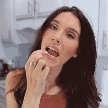 Taking My Supplement Shea Whitney GIF - Taking My Supplement Shea Whitney Drinking My Vitamins - Descubre & Comparte GIFs