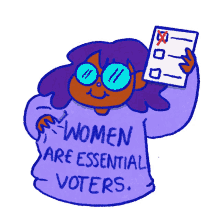 women are essential voters ballot women womens voting rights women power