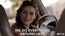 We Do Everything Around Here Working Hard GIF - We Do Everything Around Here Working Hard We Do It All GIFs