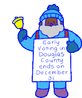 Early Voting Georgia Sticker - Early Voting Georgia Ga Stickers