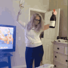 Red Wine Cheers GIF - Red Wine Cheers Lets Drink GIFs
