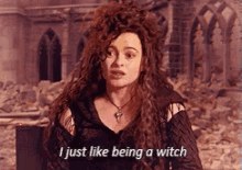 Like Being A Witch GIF - Harry Potter I Just Like Bein A Witch Witch GIFs