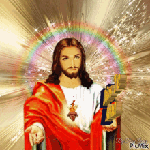 Sadrado Corazon Jesus Good Night God Bless GIF - Sadrado Corazon Jesus Good...