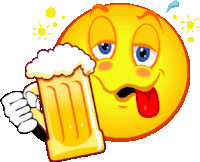 Drunk Emoji Sticker - Drunk Emoji Beer Stickers
