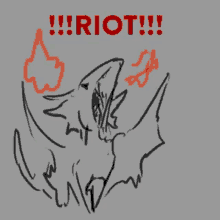 riot dragon cute angry