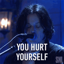 you hurt yourself jack white saturday night live self harm harming yourself