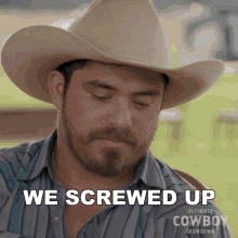 We Screwed Up Ultimate Cowboy Showdown GIF - We Screwed Up Ultimate Cowboy Showdown We Fucked Up GIFs