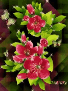Red Flowers GIF - Red Flowers Illuminating GIFs