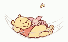 winnie the pooh sleeping hammock lazy