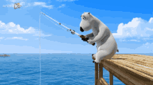 bernard bear fishing fish going fishing bernard