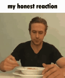 ryan gosling my honest reaction reaction eat your cereal cereal