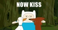adventure time now kiss now kiss