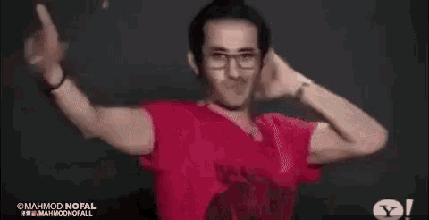 رقص فرحان انتصار افرح أحمد حلمي Gif Ahmed Helmy Be Happy Victory Dance Discover Share Gifs