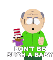 Dont Be Such A Baby Herbert Garrison Sticker - Dont Be Such A Baby Herbert Garrison South Park Stickers