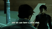 Gtagif Gta One Liners GIF - Gtagif Gta One Liners And We Can Have A Little Chat GIFs