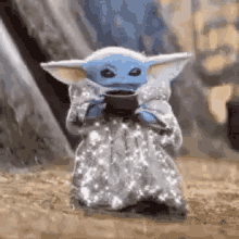 Oscars Baby Yoda GIF - Oscars Baby Yoda Yoda On A Gown GIFs