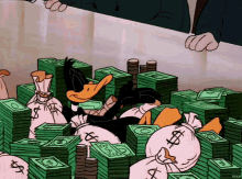 Looney Tunes Daffy Duck GIF - Looney Tunes Daffy Duck Money GIFs