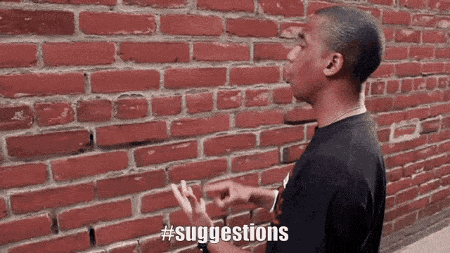 Black Guy Wall GIF - Black Guy Wall Talking To Wall GIFs
